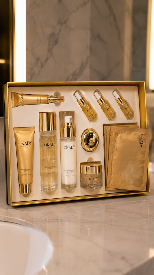 Set Ritual Antiedad Tonificante 24K