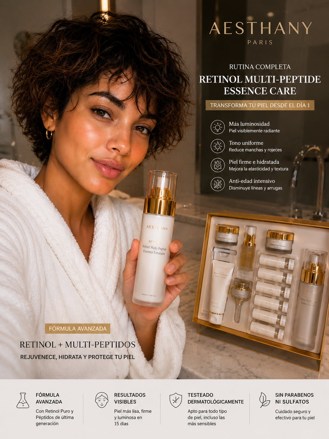 Set Ritual Antiedad Retinol & Multi-Péptido
