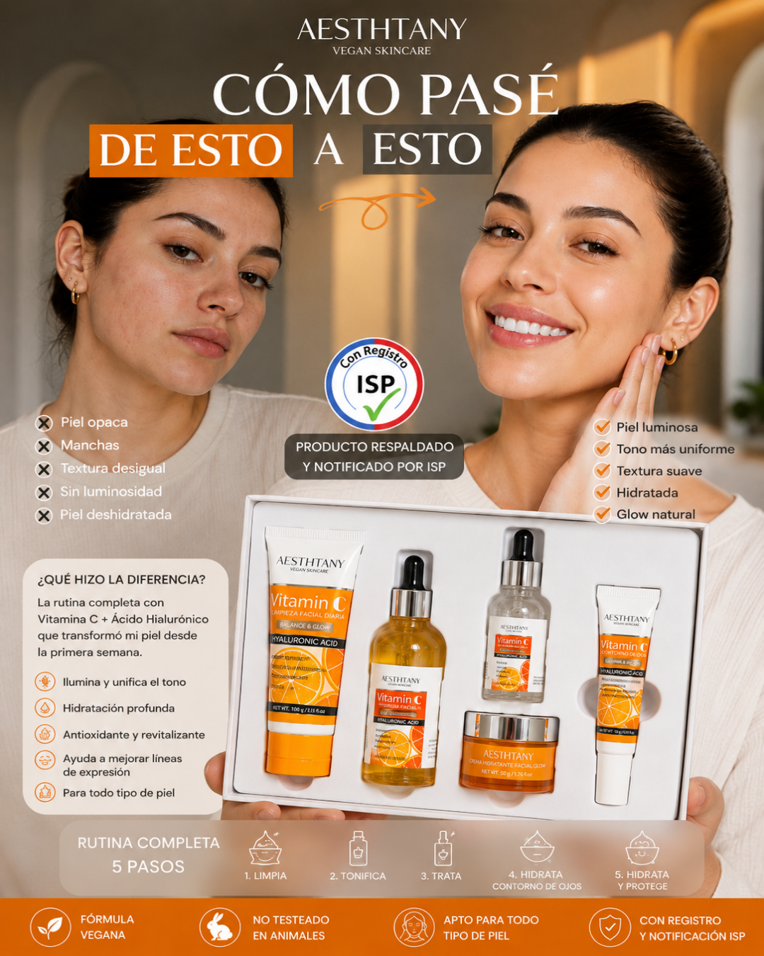 Set Ritual Iluminador Vitamina C