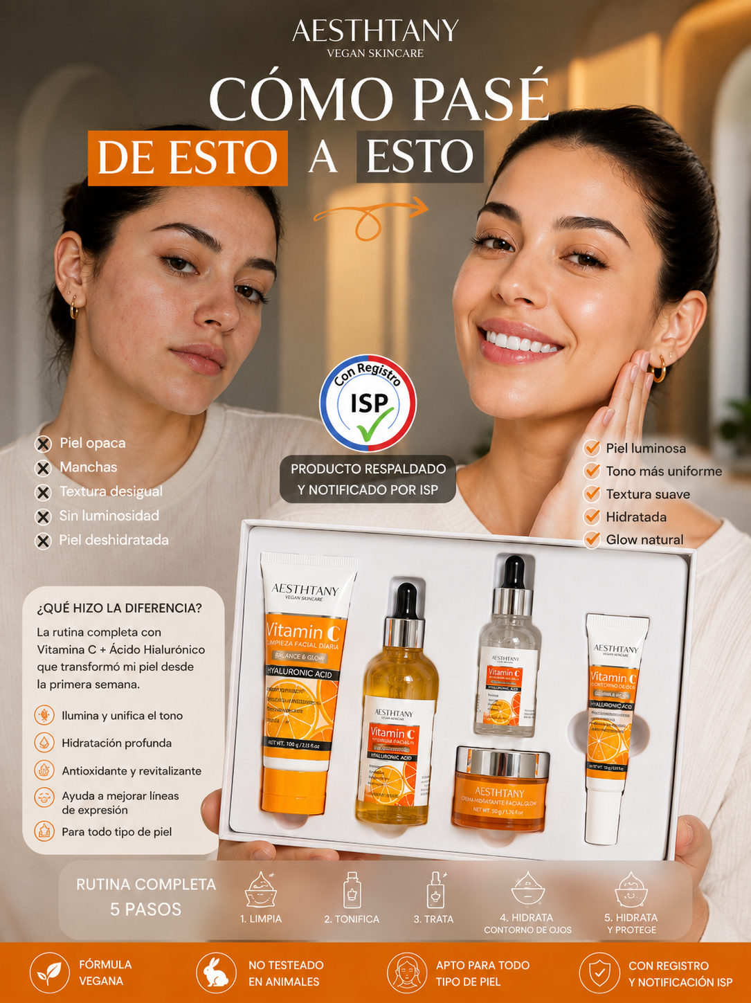 Set Ritual Iluminador Vitamina C