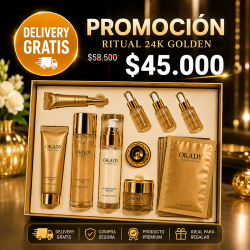 Set Ritual Antiedad Tonificante 24K