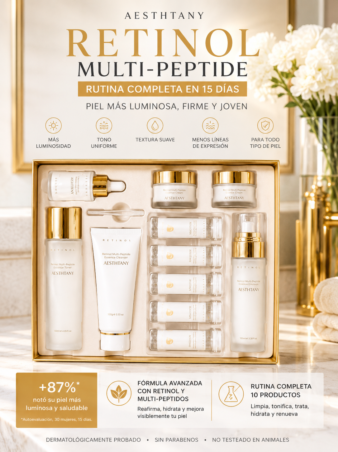 Set Ritual Antiedad Retinol & Multi-Péptido