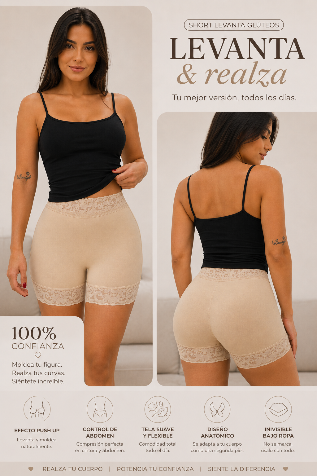 Short Levanta Cola