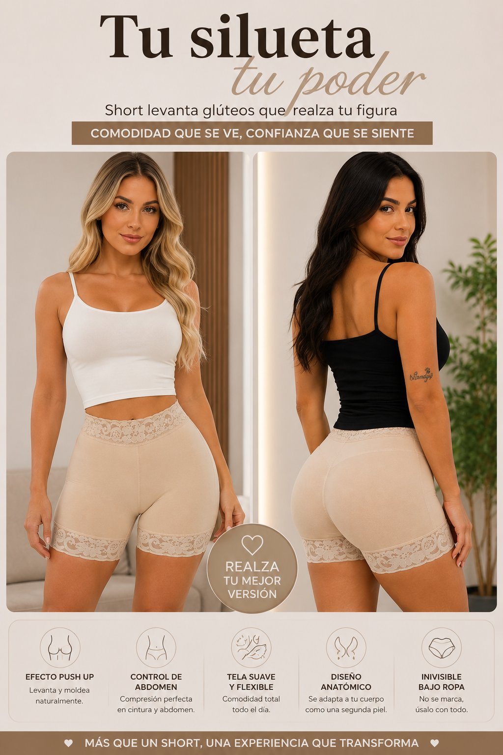 Short Levanta Cola