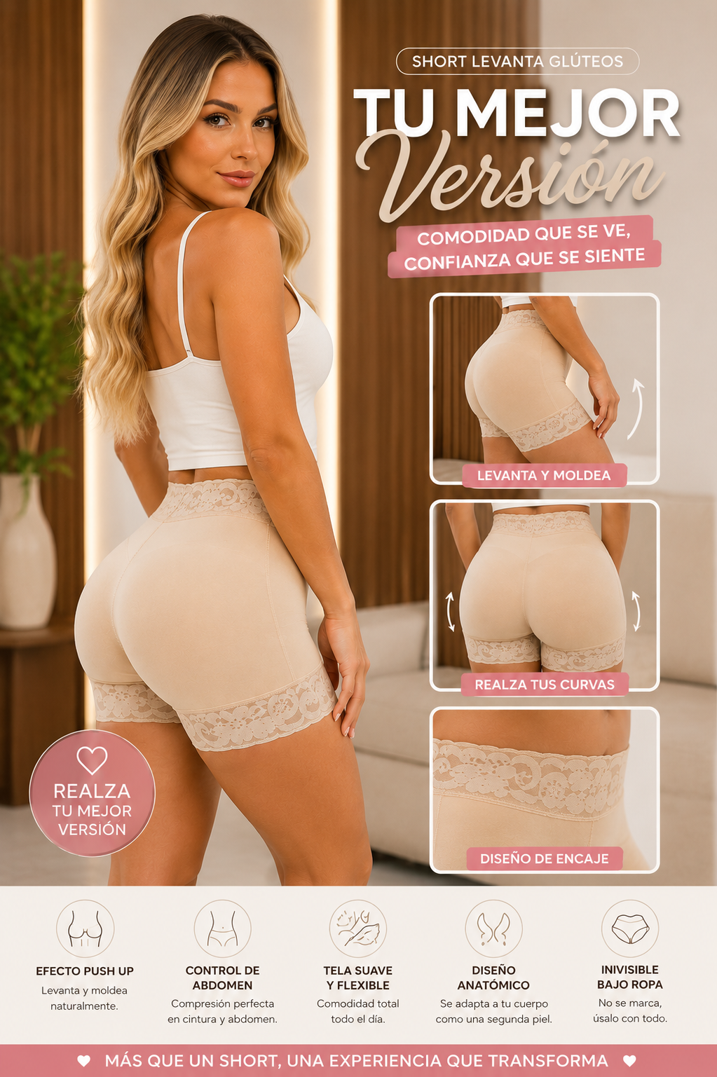 Short Levanta Cola