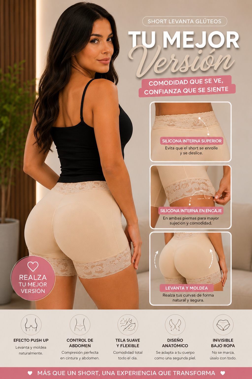Short Levanta Cola