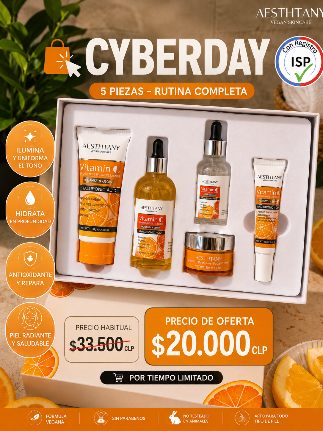 Set Ritual Iluminador Vitamina C